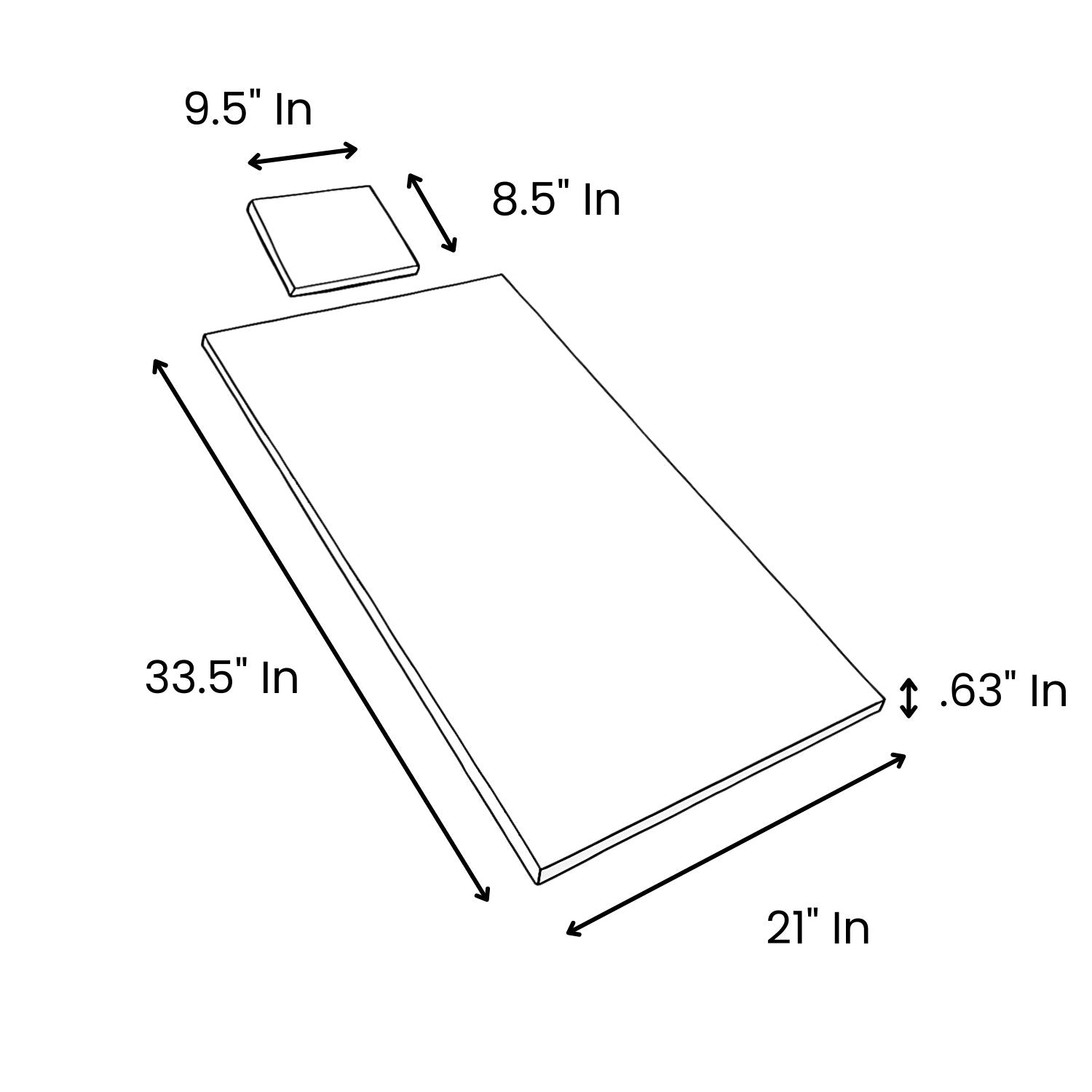 MRI CTL Coil Pad Kit, Fits Philips - (2 pcs)