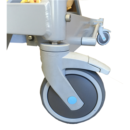MRI Stretcher, Hydraulic Adjustable Height, Headrest and Side Rails