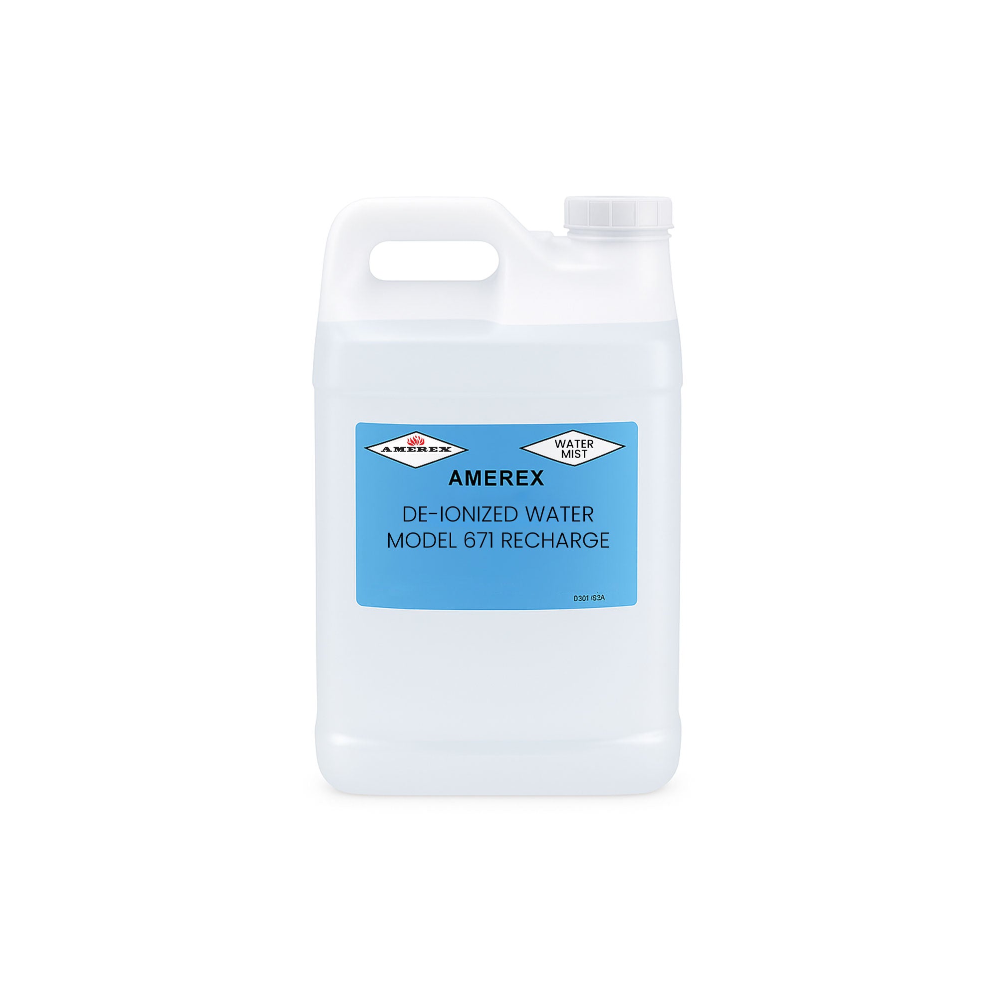 Deionized Water Jugs - 2.5 Gallon Recharge for Water Mist Fire Extinguishers