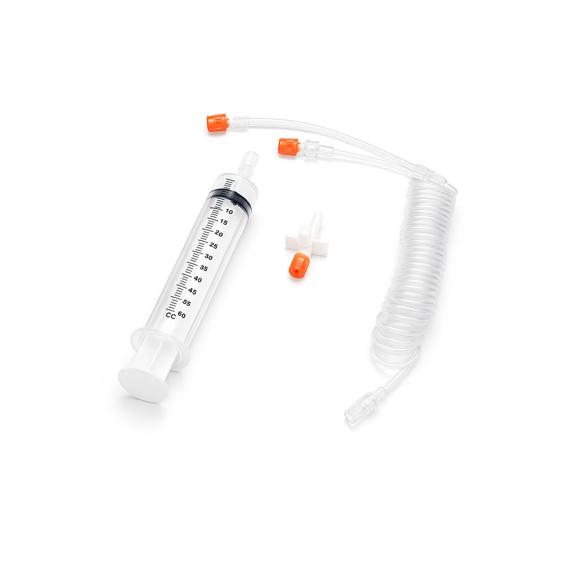 Contrast Media Injector Syringe for Mallinckrodt/Guerbet Optistar Elite/LE - Part number 801801B FDA-Approved, MR Safe, Sterile Kits for MRI Contrast Media Injections