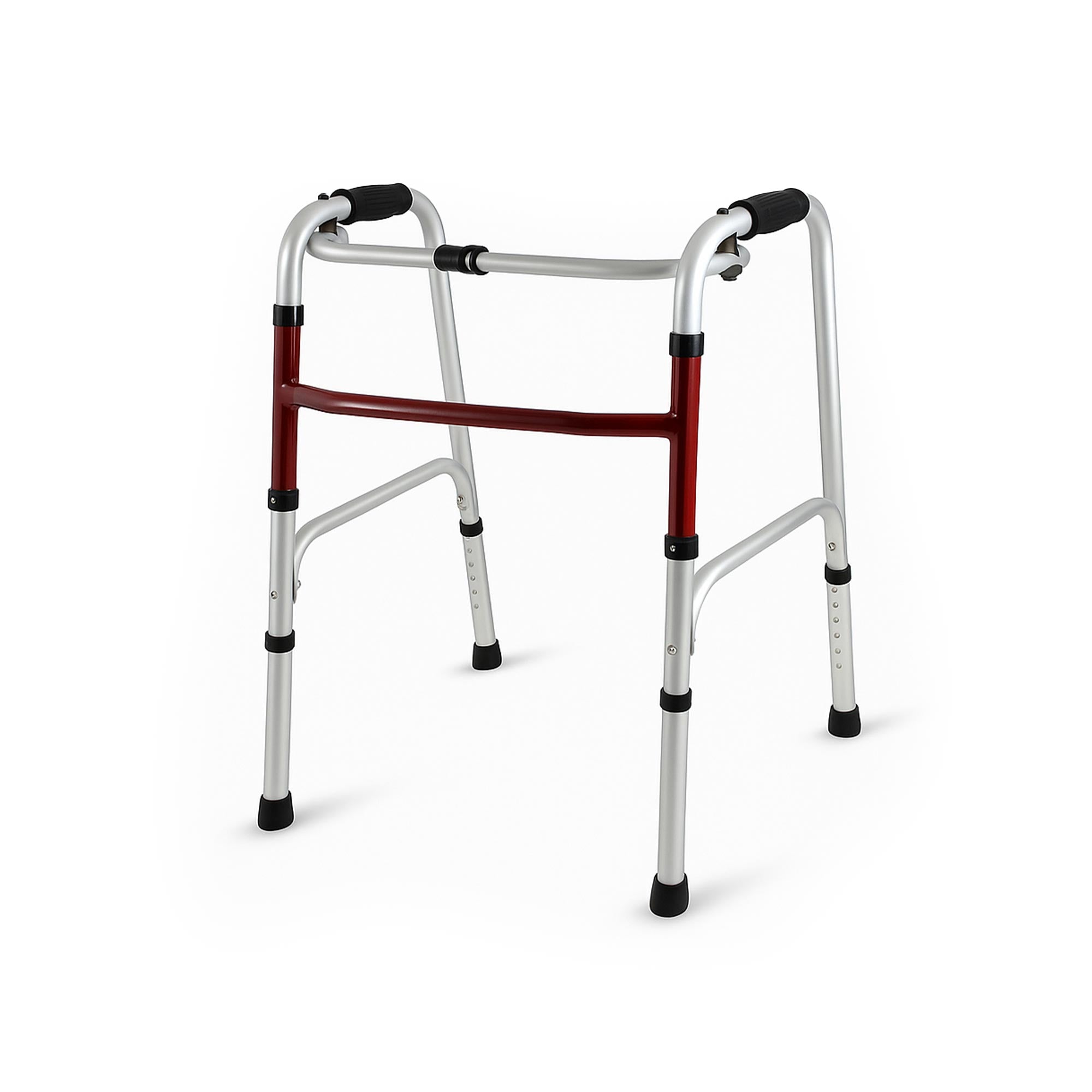 MRI Non-Magnetic Folding Walker – Safe Mobility Aid for MRI Rooms, Adjustable Heights for Adults & Juniors, Durable Non-Ferrous Construction