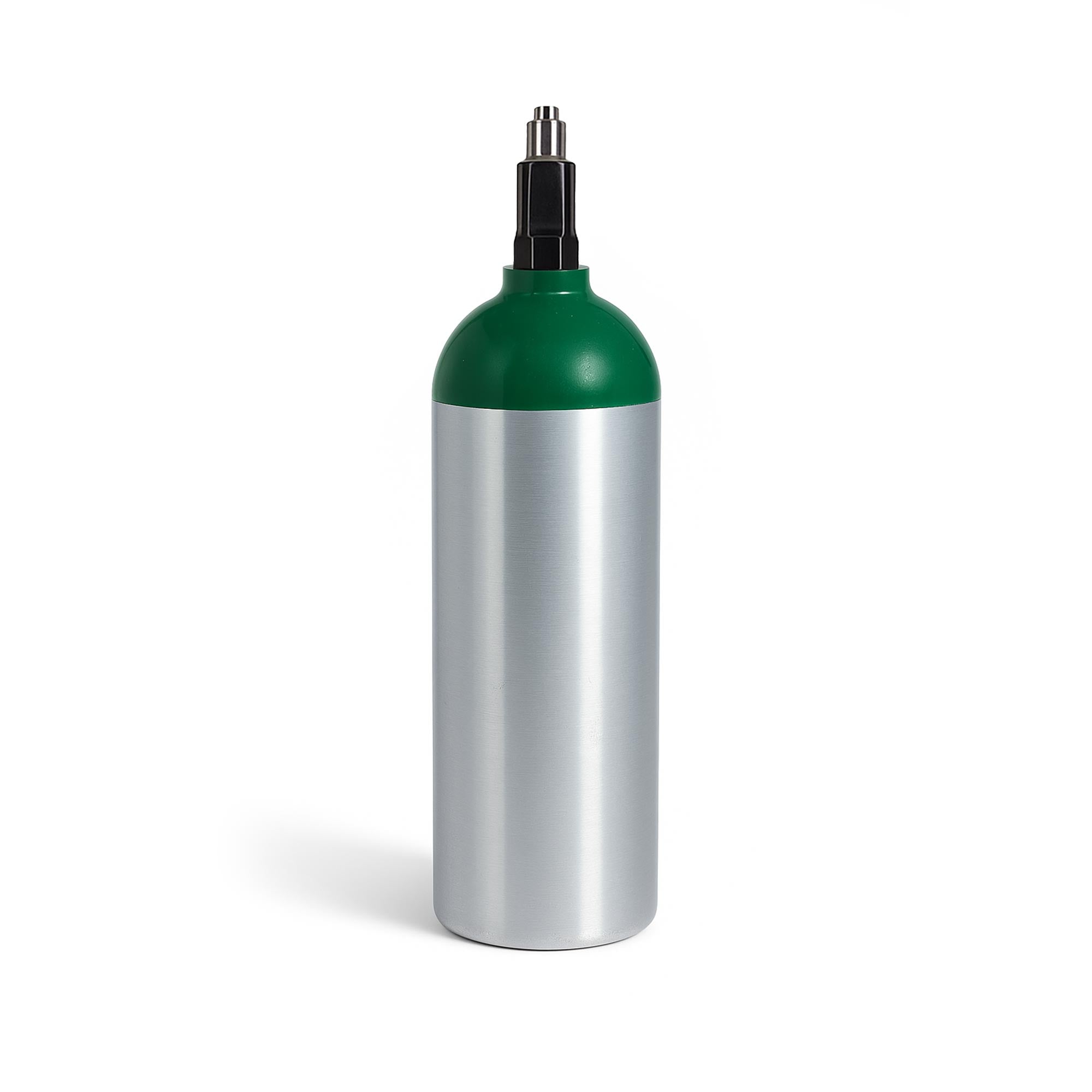 MR-Conditional  Aluminum Oxygen D Cylinder -  Non-Magnetic, 339-Liter Capacity