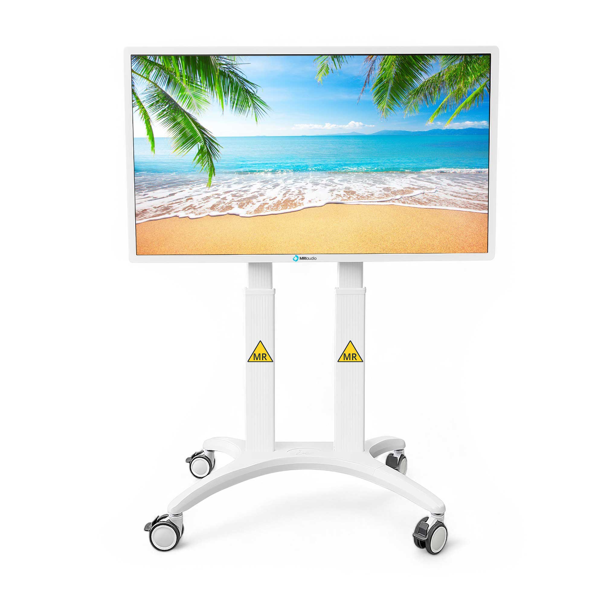 4K MR-conditional 3T video monitor with a 55-inch display, designed for an immersive in-bore patient video system. Enhances the MRI experience by providing a calming and engaging environment for patients.