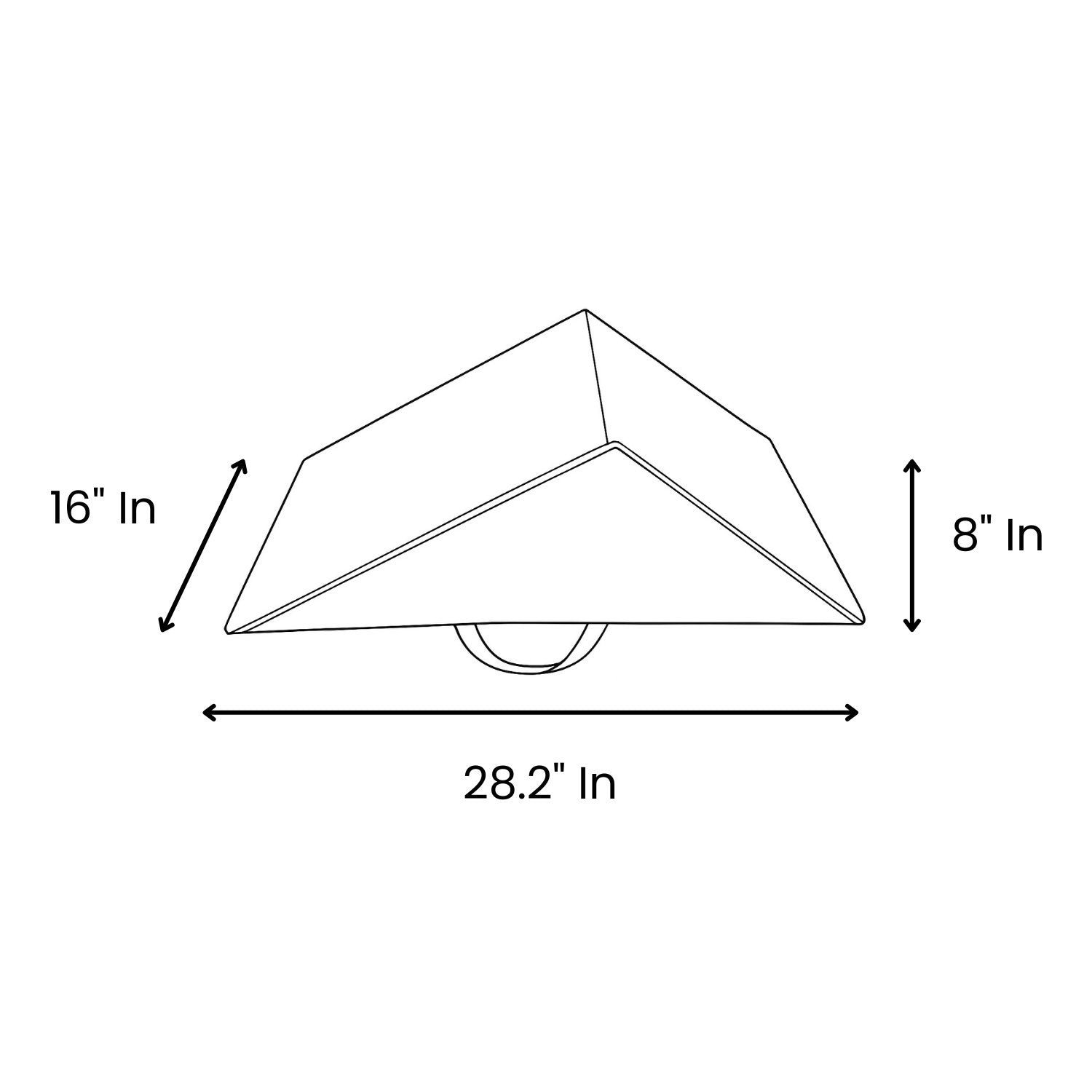 MRI Knee Wedge Pad, Fits GE - 16"x28.2"x8"