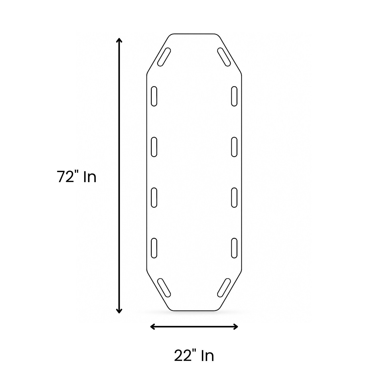 MRI Patient Transfer Board, Antistatic