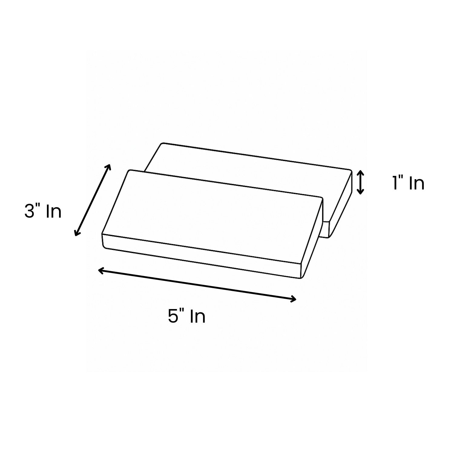 MRI Rectangular Positioner Pads - 5"x3"x1" (2 pcs)