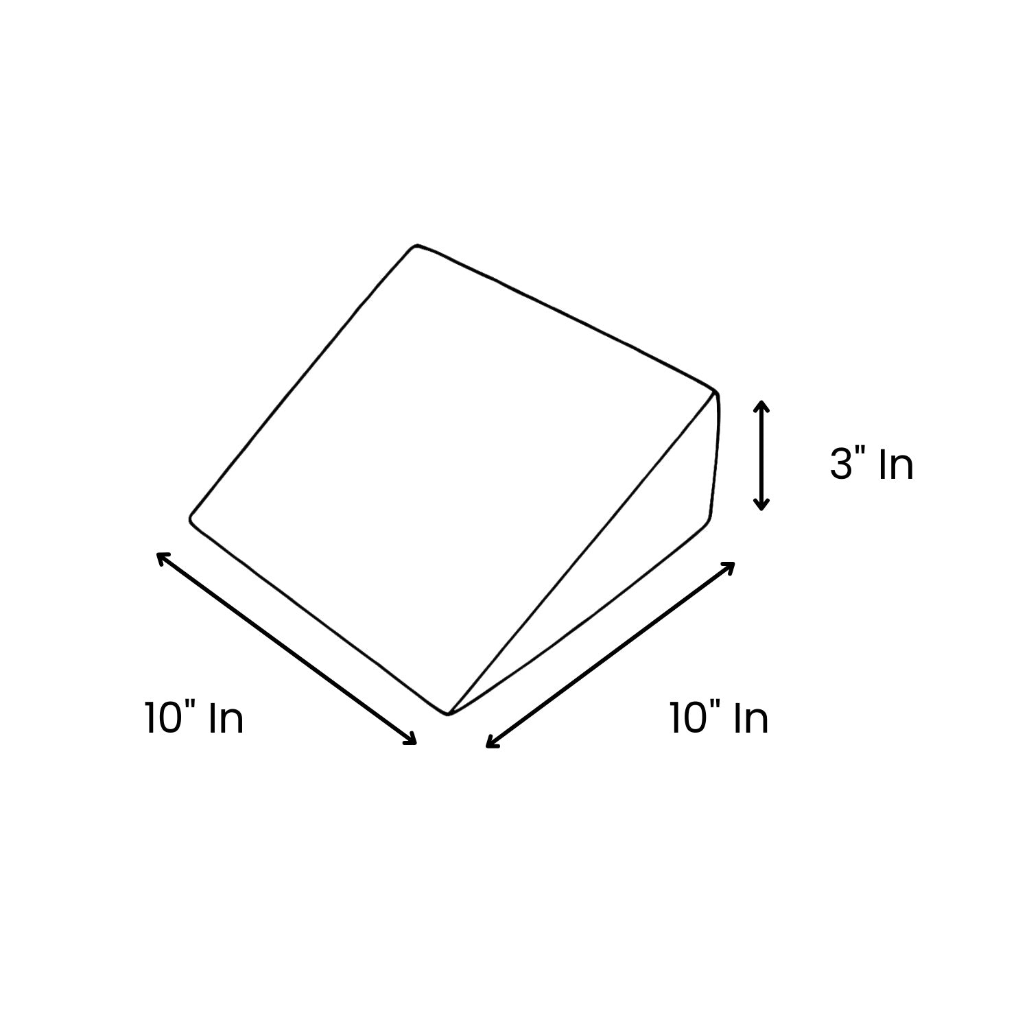 MRI Wedge Pads - 10"x10"x3" (2 pcs)