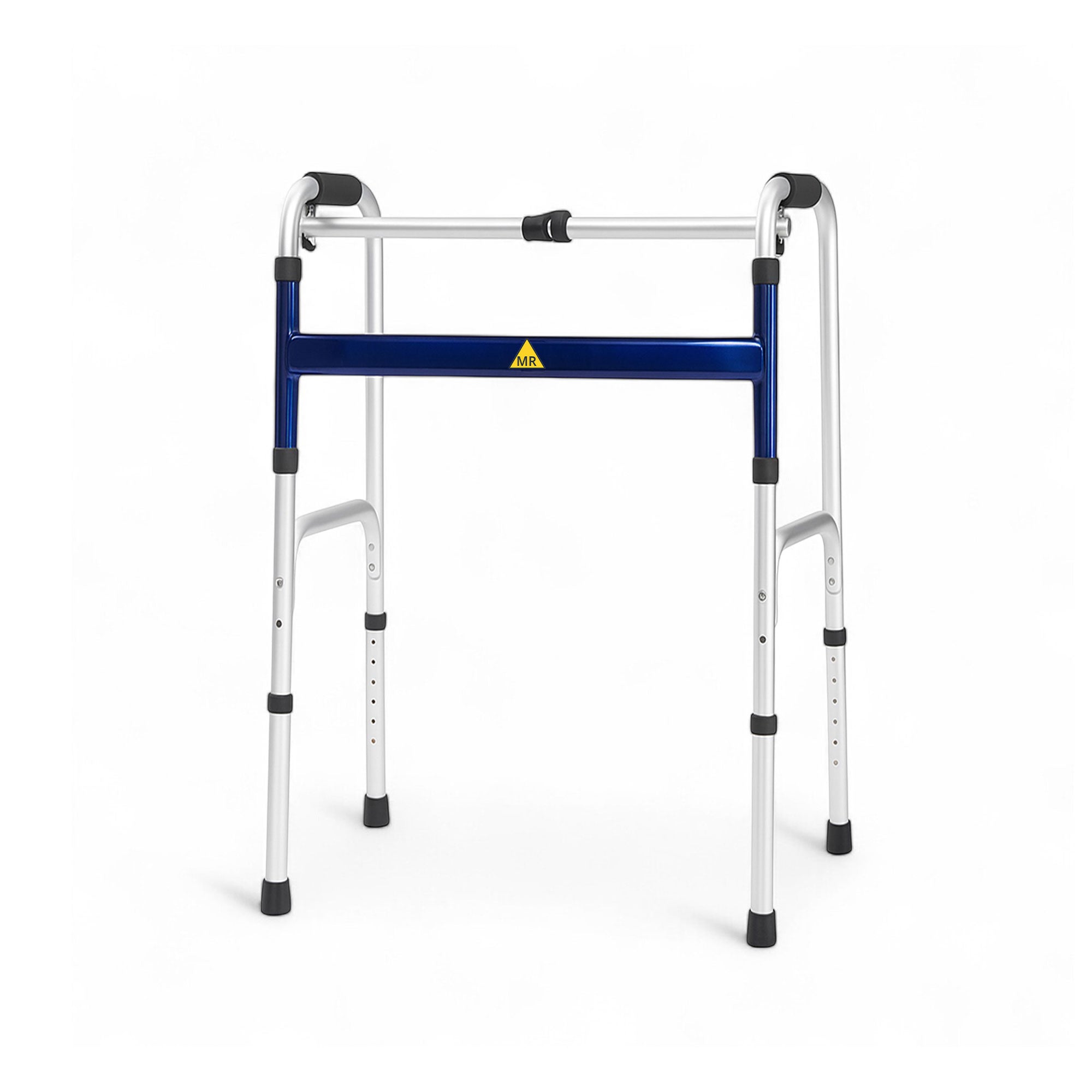 Bariatric Folding Walker for MRI Compatibility – Lightweight, Non-Magnetic, Adjustable Height, Foldable Design, Supports up to 500 Pounds
