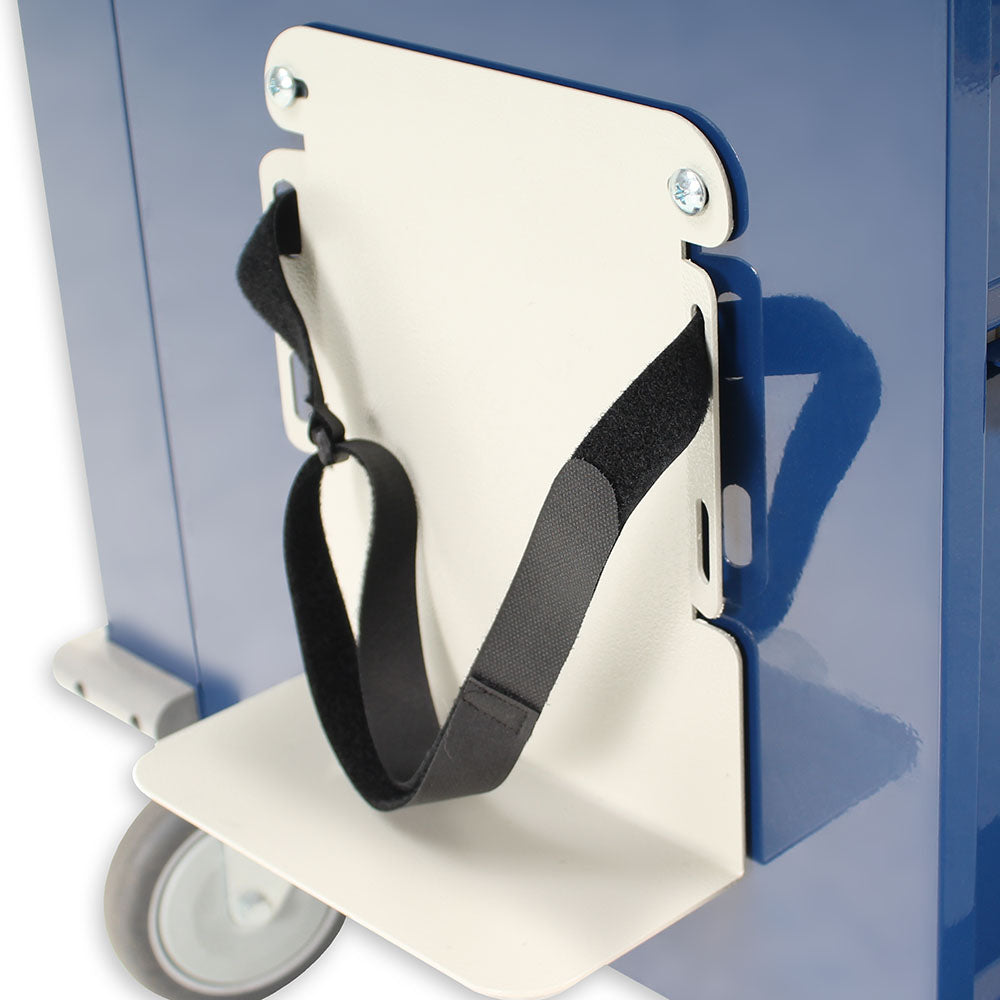 Universal Sharps Container Bracket for Medical Carts