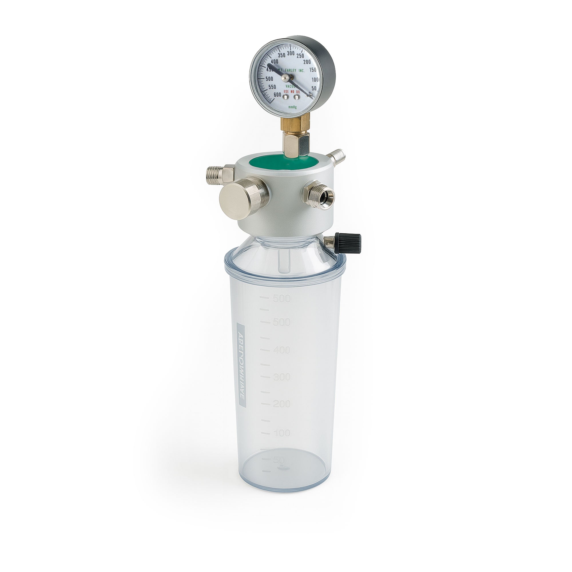 MRI Conditional DU-O-VAC PLUS Adult Wall Suction Unit with 8 Replacement Canisters, compact and lightweight design, powerful 0-350 mmHg suction, durable canister, and safe for MRI environments.