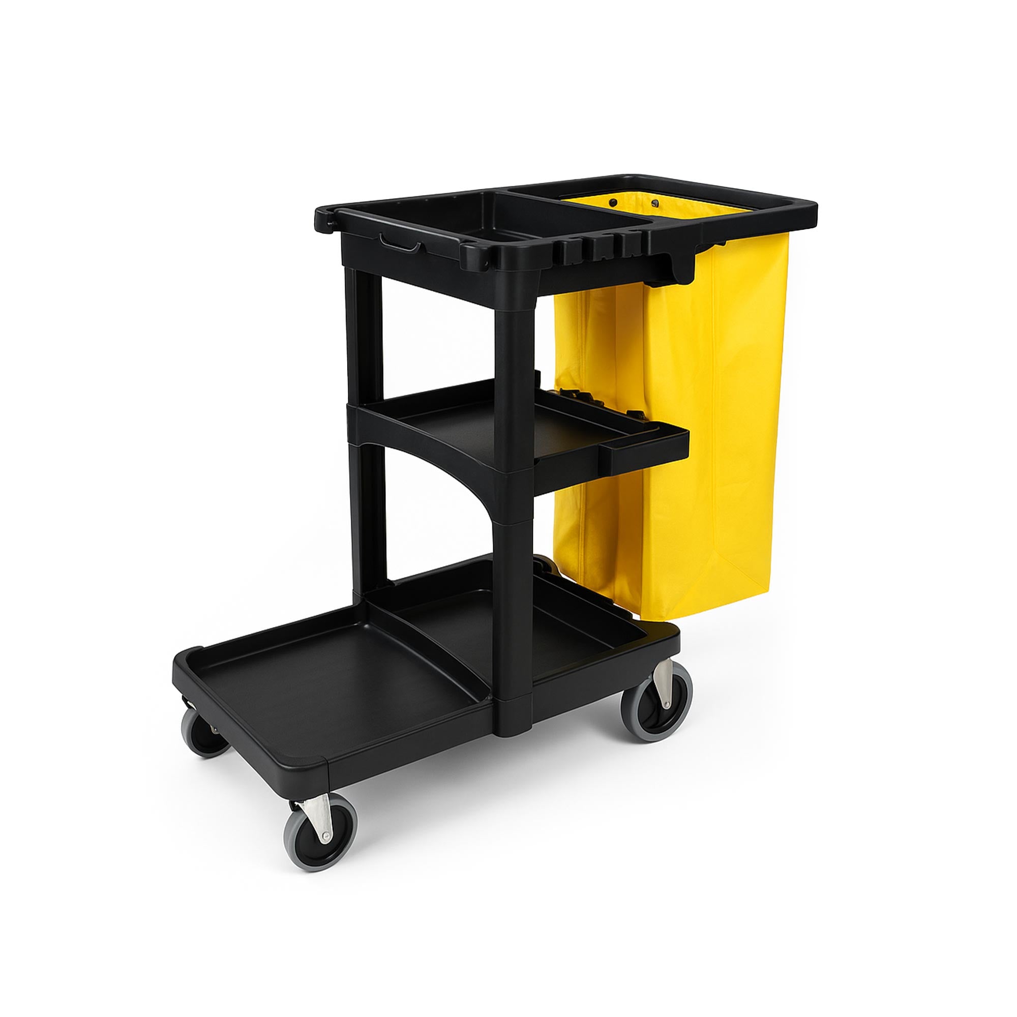 MRI-Safe Janitorial Cart - Non-Magnetic, Rust-Free, Lightweight, and MRI-Conditional Up to 3 Tesla