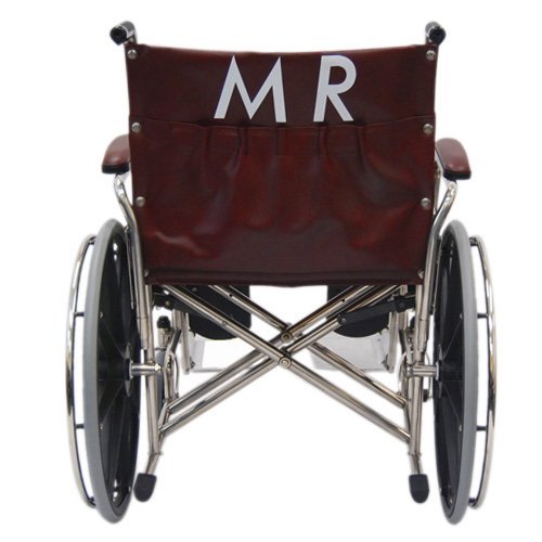 Back of MRI wheelchair with MR 