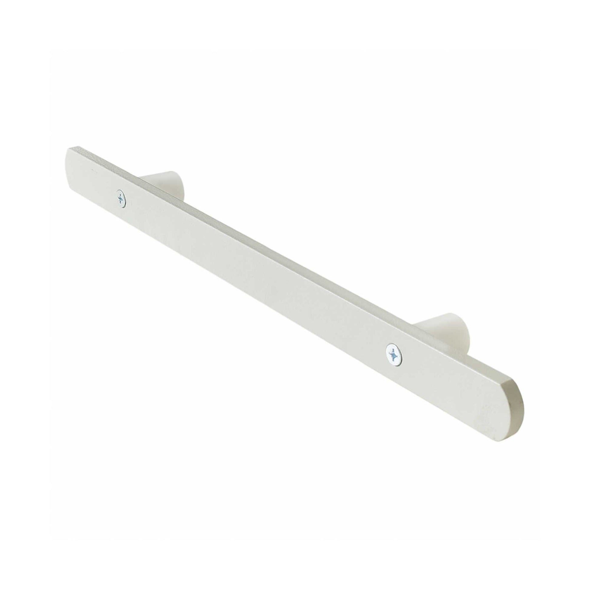 Durable MR-SR Side Rail accessory for medical carts, made from strong aluminum, designed for attaching sharps containers, waste bins, and more. Lightweight, compact, and easy to install, compatible with Harloff carts 18 inches wide or larger. Finished in Sand color for seamless equipment integration.